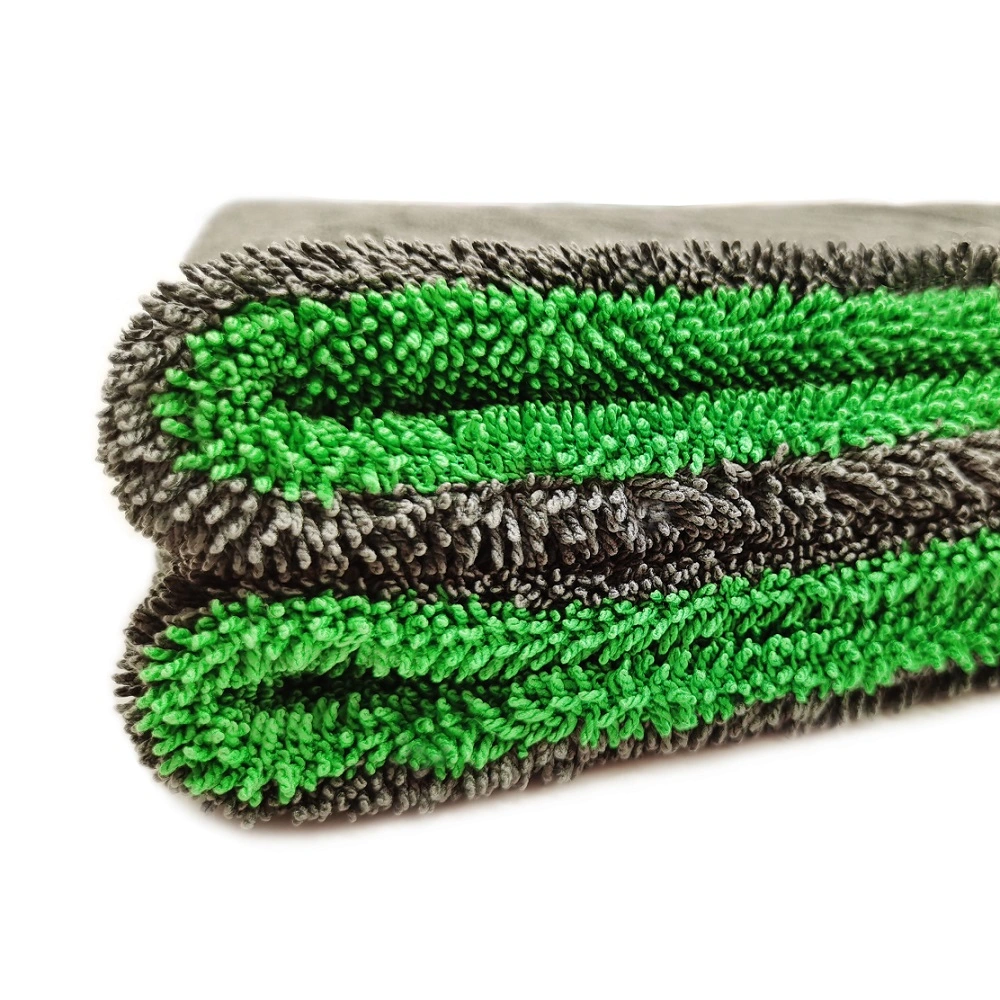 Shineopen Hot Selling Auto Detailing Car Wash Microfiber Twist Loop Quick Drying Towel 1200GSM