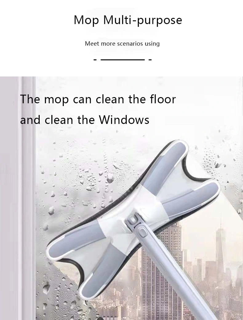 Esun Easy Clean Mop 360 Swivel X Twist Magic Microfiber Hand Free Flat Clean Mop