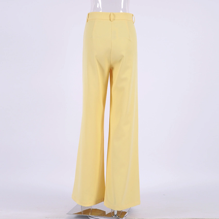 High Waisted Loose and Versatile Mop Pants, Fashionable Casual Pants