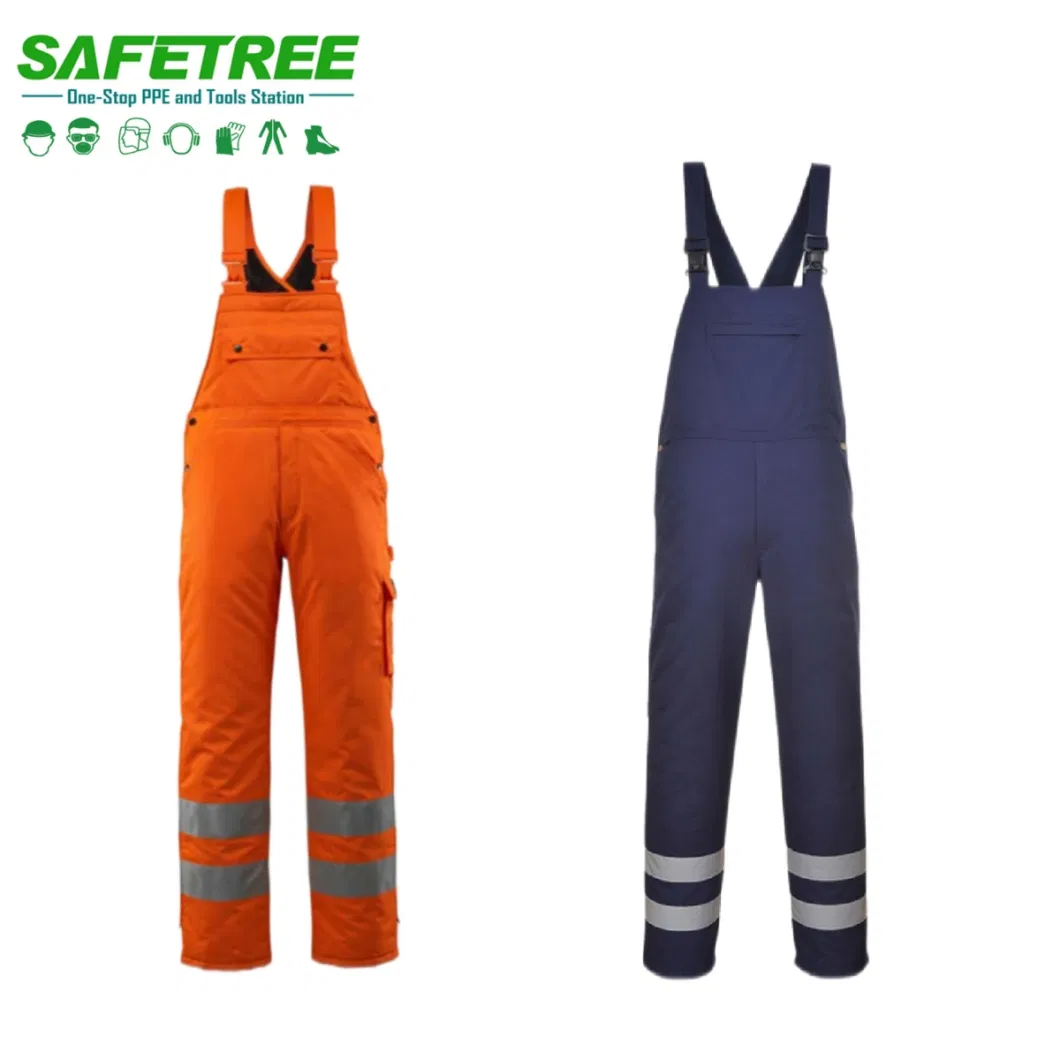 CE En20471 En11612 Safety Body Protection Hi Vis Working Bib Safety Reflective High Visible Winter Clothing