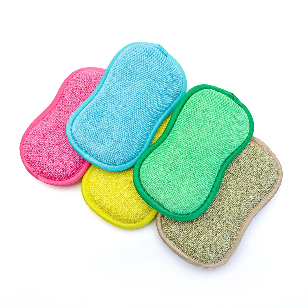 Multi-Purpose Microfiber Sponge Scrub Cloth