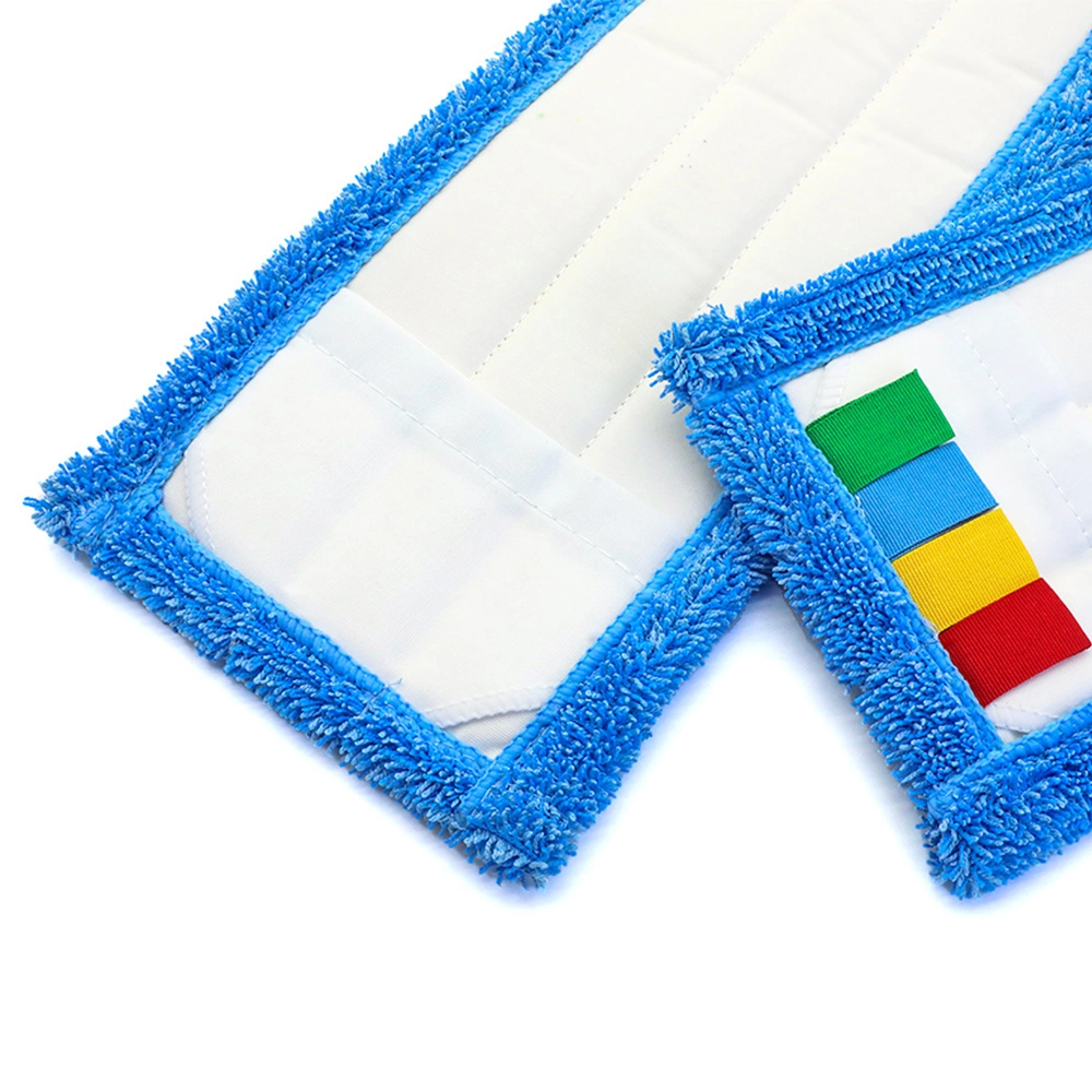 Microfiber Strip Scrubing Wet Mop with Pocket Backing