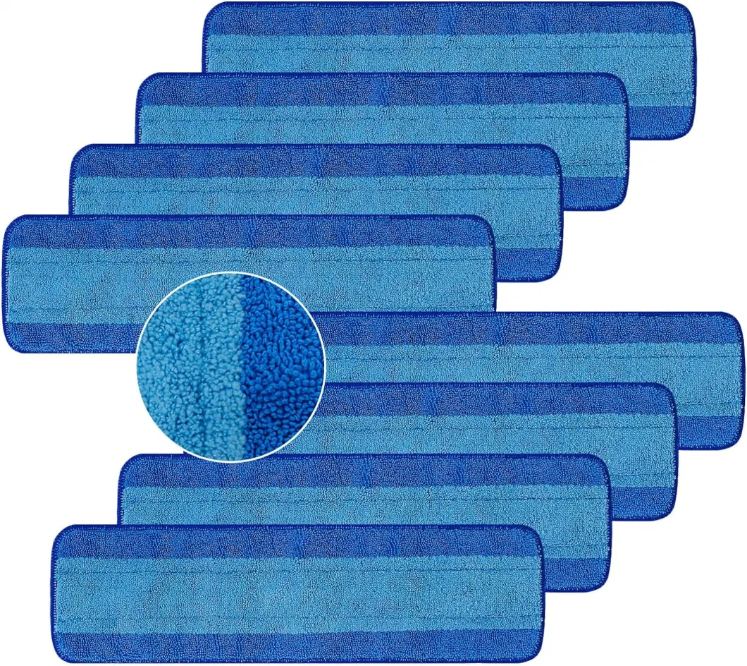 Microfiber Cleaning Pad Mop Refill Pad -Reusable Wet and Dry, Highly Absorbent, Removes Stains Easily