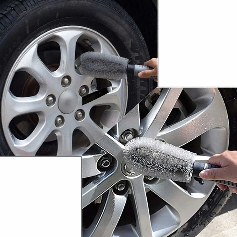 Tire Washing Cleaner Type Alloy Soft Bristle Cleaner Car Wheel Cleaning Brush Tool Bl13045