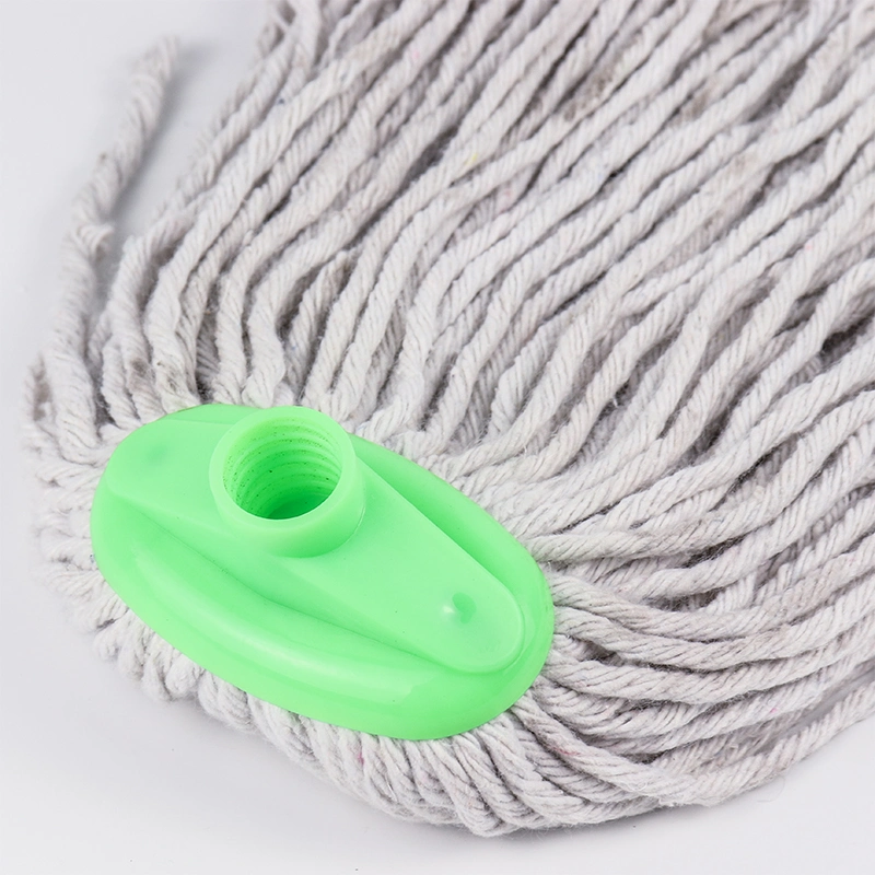 Cotton Yarn Cotton Mop Indoor Cleaning Cotton Thread Cleaning Plastic and Mop Head Magic Flat Mop