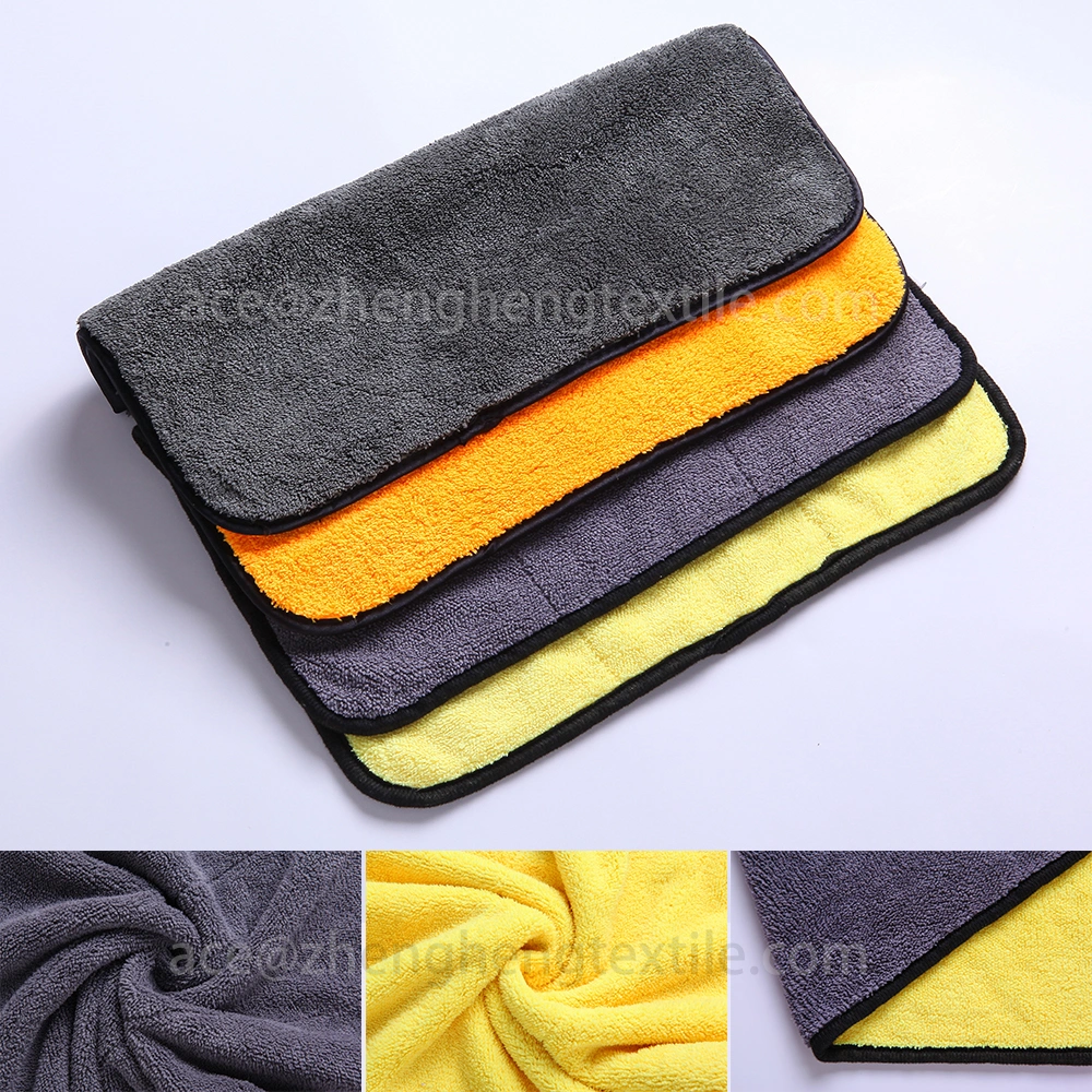 Manufacturer Premium Microfiber Coral Fleece Car Care Rag Detail Towels Car Wash Detailing Cloth