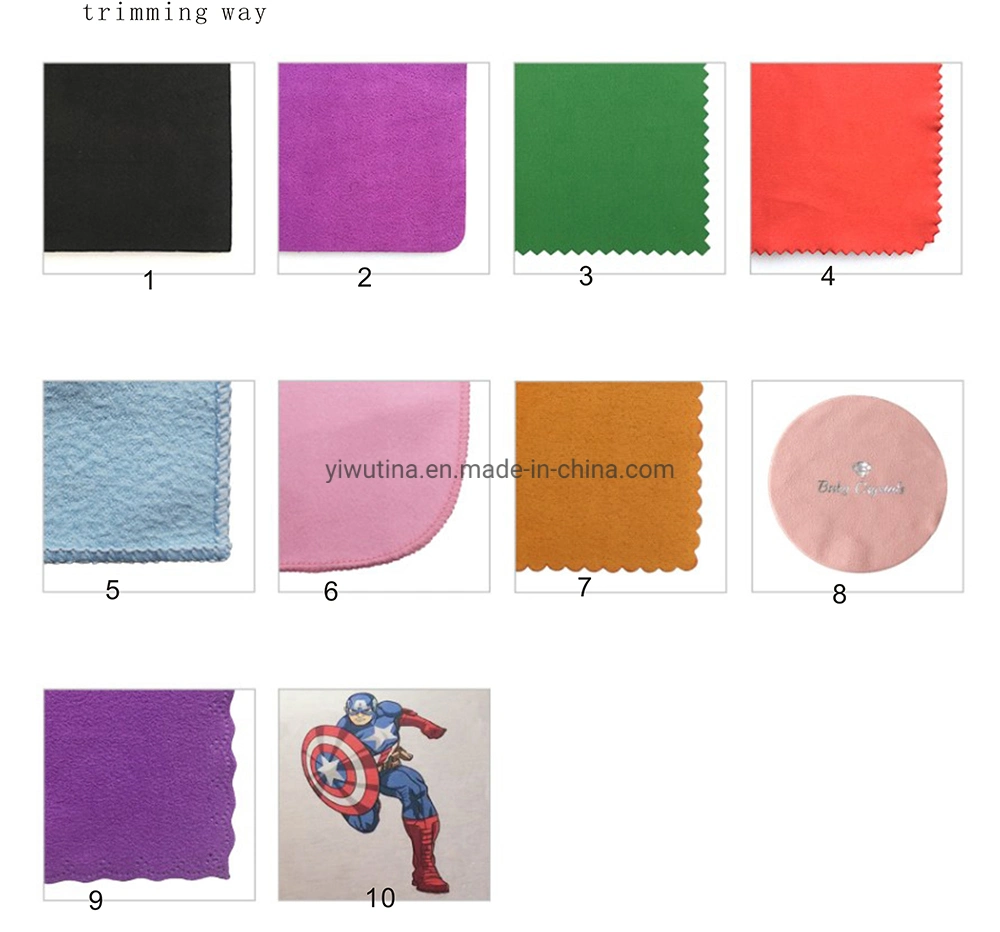 Custom Microfiber Cleaning Cloth for Lens/Screen/Jewelry/Camera/Laptop