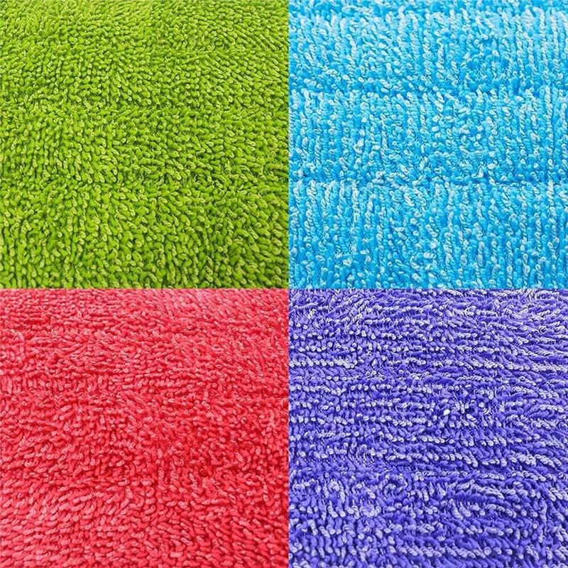 Flat Mop Cloth Clasp Type Water Spray Mop Head Replacement Cloth Microfiber Mop