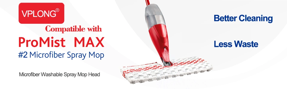 Microfiber Spray Mop Compatible for Vileda Promist Max Mop, Washable and Reusable Pads Replacement Pad