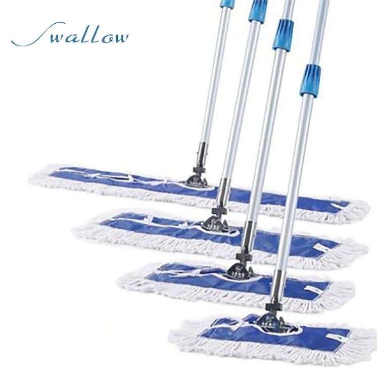 Industrial Strength Washable Cotton Microfiber Dust Flat Mop Head Refills Swallow