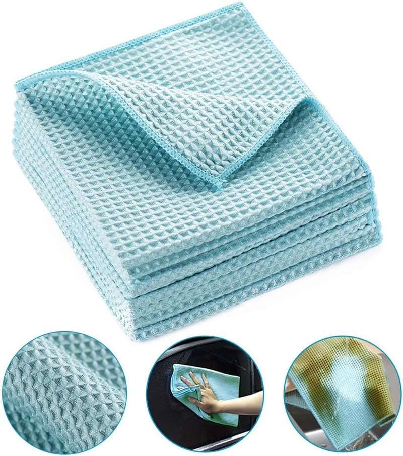 Reusable Lint-Free Household Cleaning Cloth Microfiber Towel for Home Kitchen Cleaning
