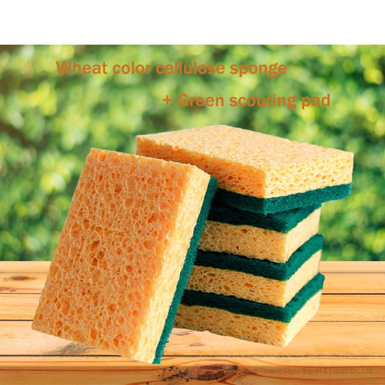 Topeco Wholesale 100 Bulk Cellulose Household Sponge Wipe