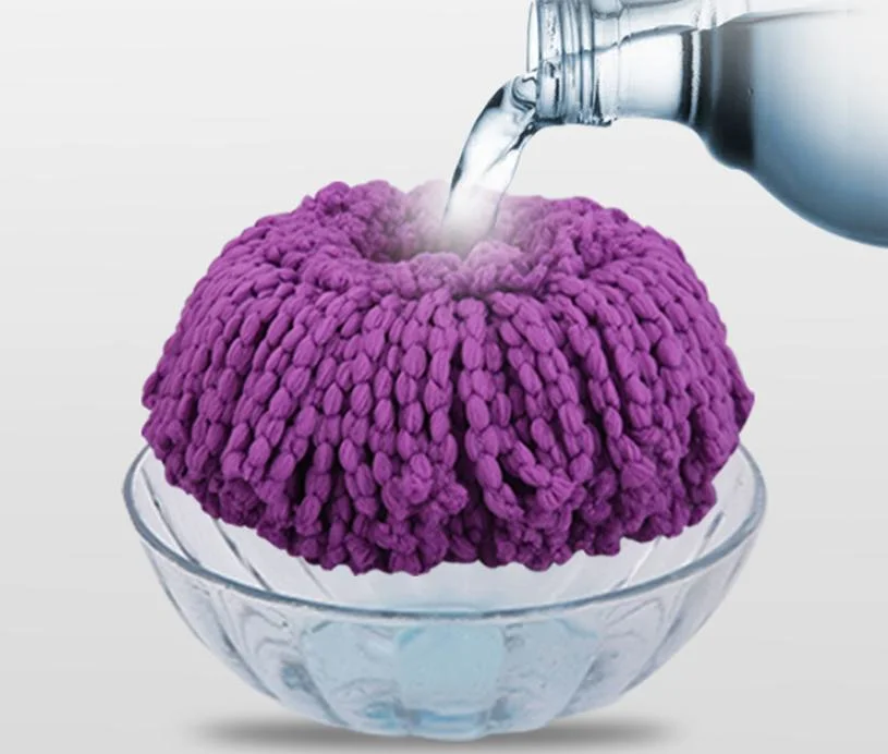 Round Spin Mop Head Microfiber Mop Head Replacement