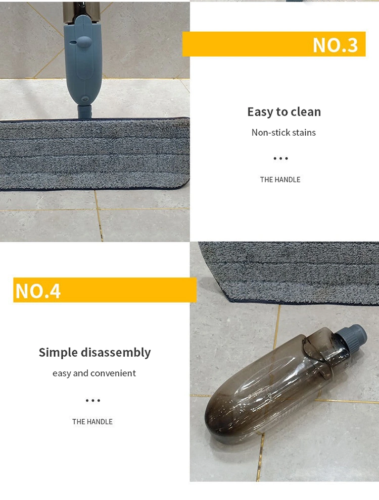 Cleaner for Floors Refillable Bottle Suitable for Hardwood Marble Tile Laminate or Ceramic Floor Microfiber Mop Spray