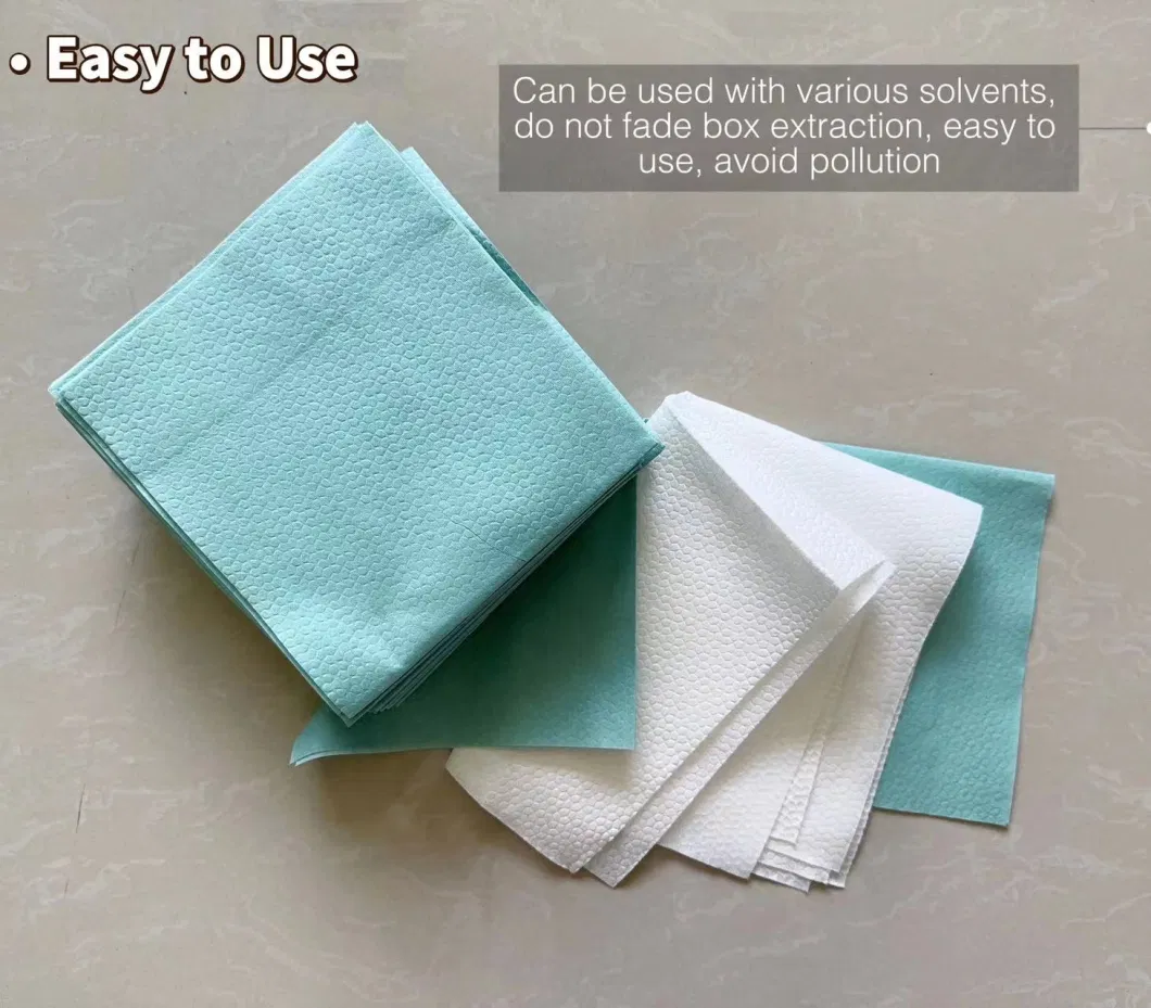 Nonwoven Lint Free Industrial Paper Blotting Paper Dust-Free Cloth Customizable Wiping Cloth