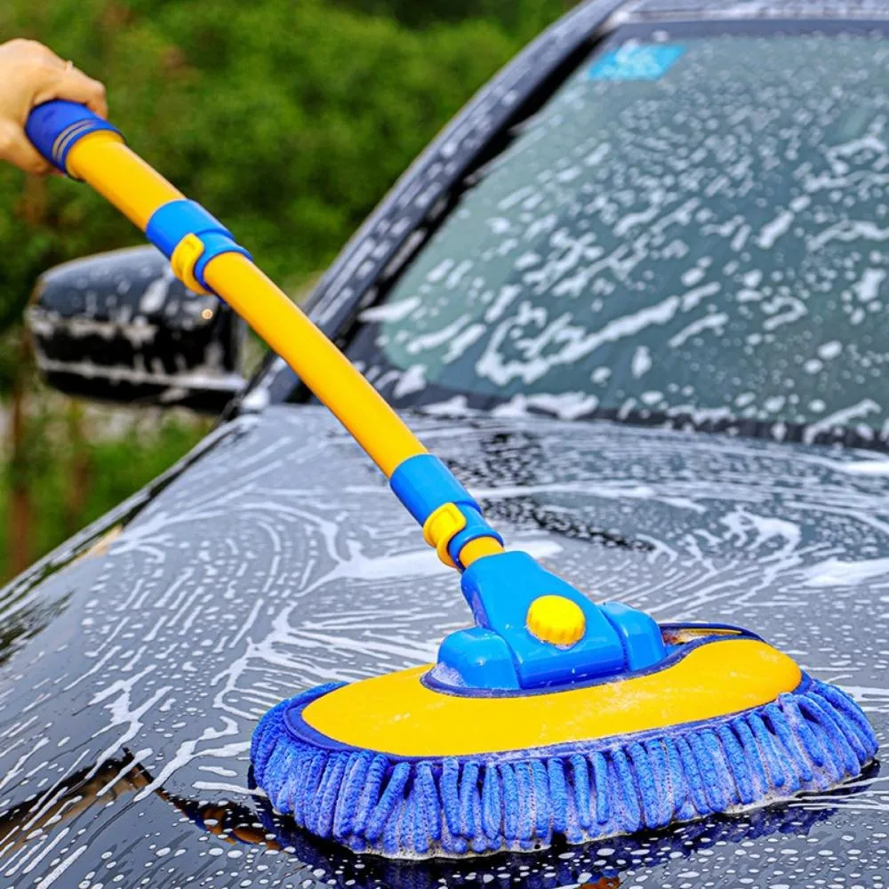 Microfiber Car Wash Kit Brush Sponge Mop Duster or Mitt Accessories Wyz20437