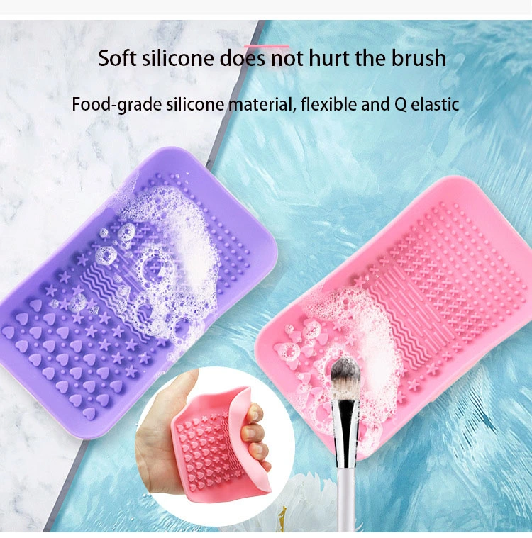 Hand Tool Foundation Silicone Makeup Washing Brush Cleaning Pad