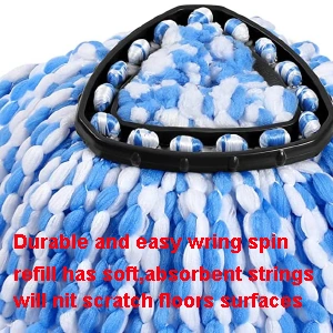 The Replacement Mop Head Used in The Blue 2 System Cleaning Bucket Is Compatible with O Cedar&prime; S Rotating Replacement Head Microfiber Mop