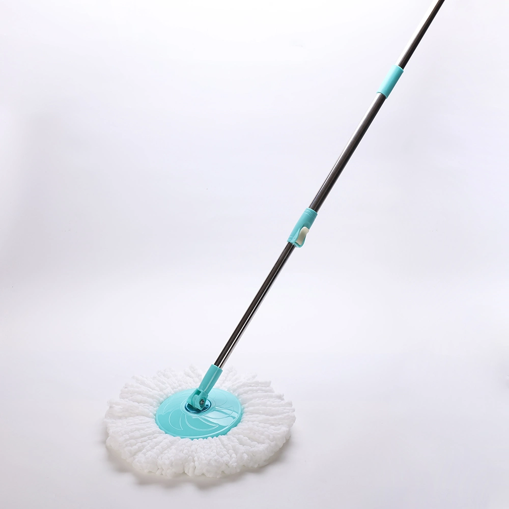 Magic Spin 360 Microfiber Mop with Head Refill and Stainless Twisted Pole Bucket Household Cleaning Product 360 Replacement Spin Mop with Stainless Steel Bucke