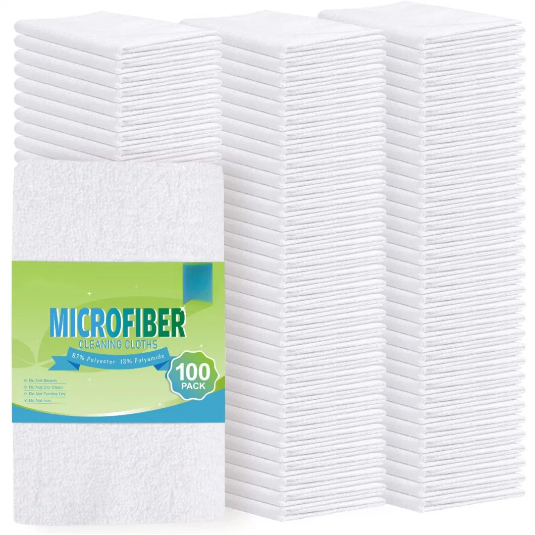 Streak-Free Scratch-Free Lint-Free Strong Water Absorption Microfiber Cleaning Cloths