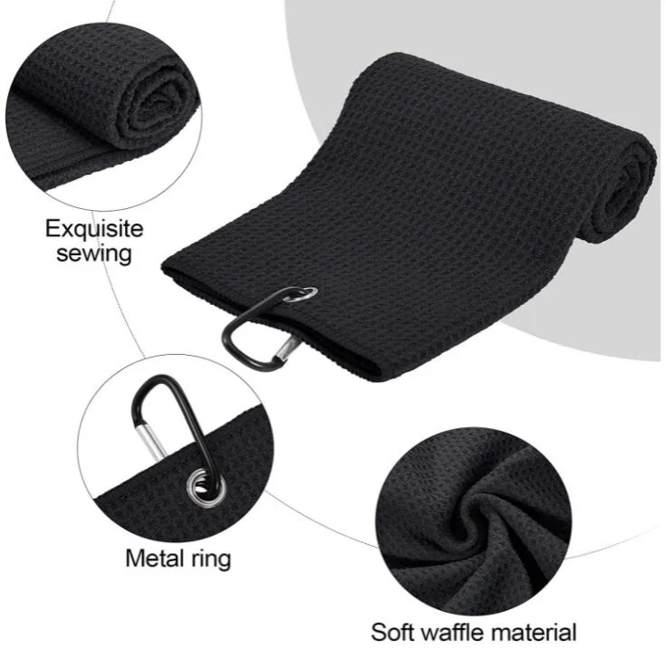 Wholesale Waffle Microfibre Gym Toalla Micro Towel Quality Sports OEM Beach Microfiber Sport Summer Custom Golf Quick