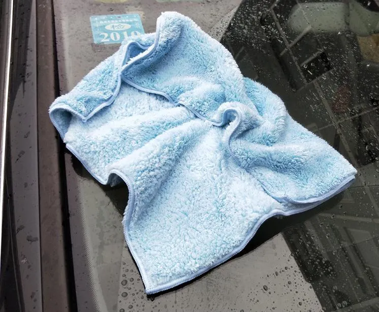 500GSM 40*40cm 80%Polyester 20% Polyamide Microfiber Car Wash Towel Cleaning Rag