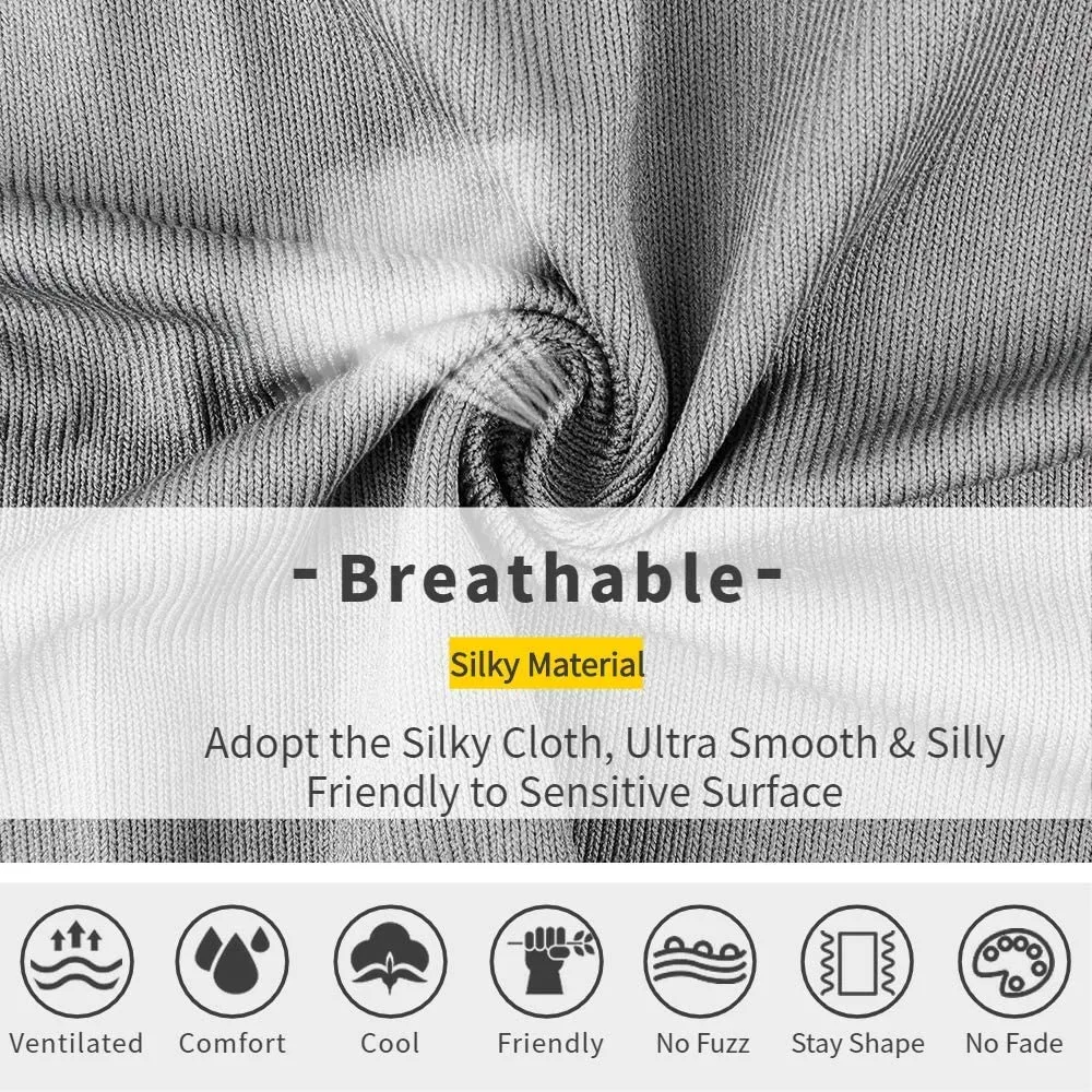 Microfiber Fabric Lint Free Window Washing Cloth Shinny Glass Cleaning Towel with Care Label