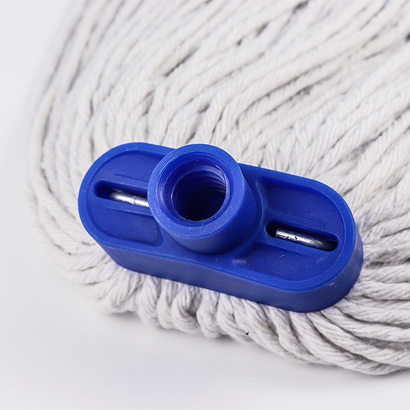 Factory Commercial Thickened Decontamination Cleaning Mop Head Wear-Resistant Cotton Yarn Replacement Mop Cloth Head