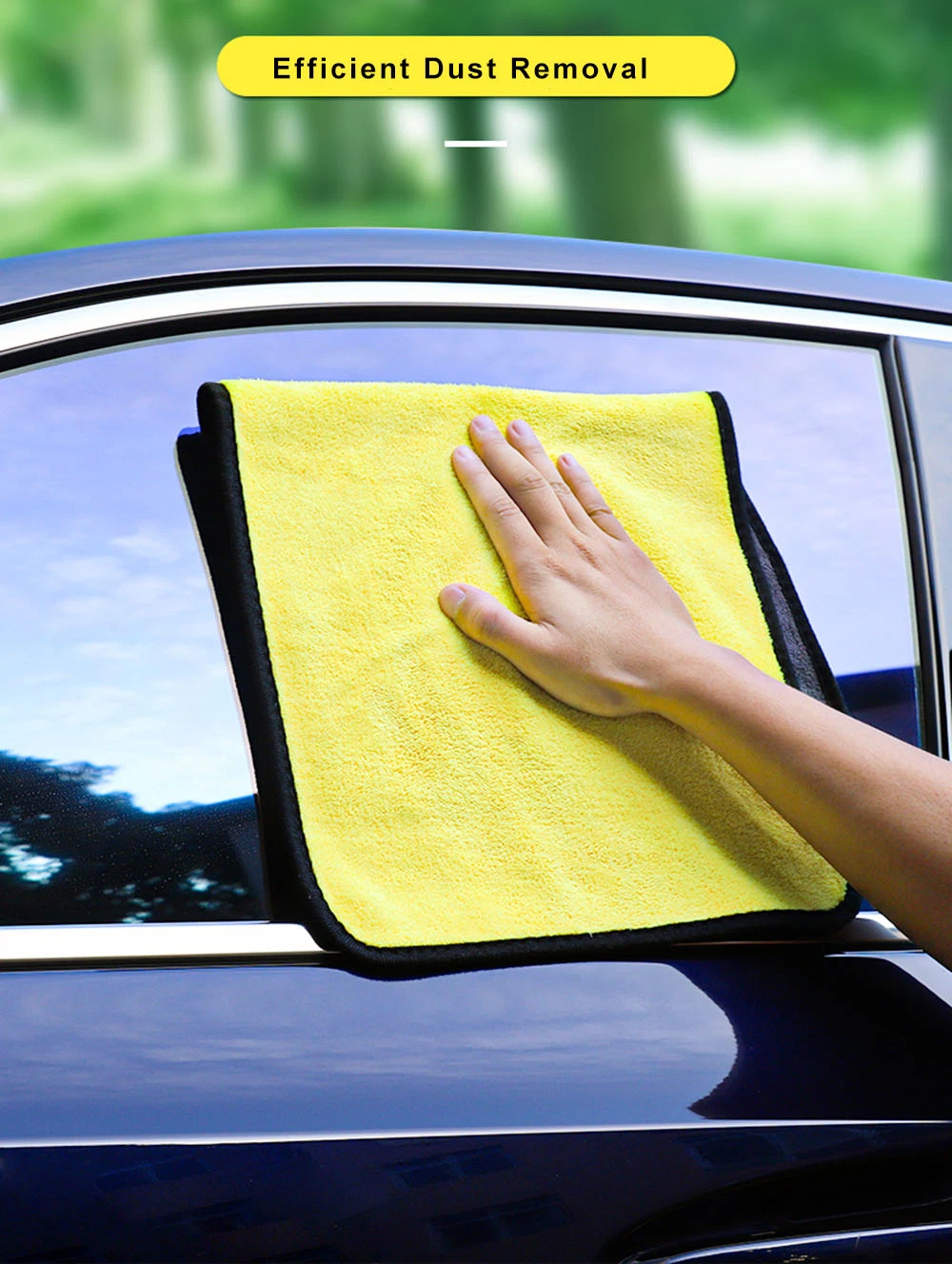 Microfiber Car Dust Towel Coral Fleece Cleaning Cloth for Car Home Kitchen Bathroom