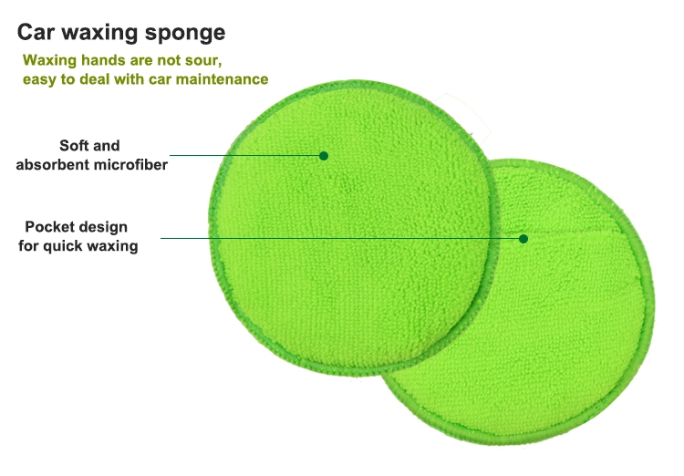 Best Rated Cleaning Supplies Microfiber Car Detailing Sponge Applicator Pads