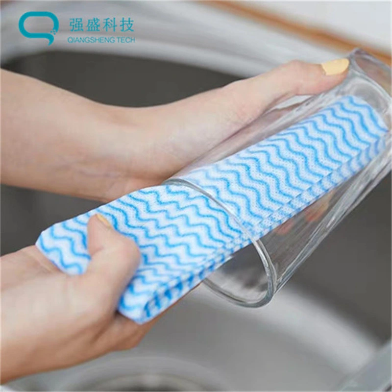 Disposable Wave Wiping Rag Cleaning Cloth