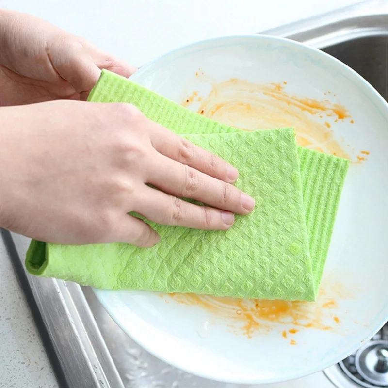 Esun Biodegradable Swedish Eco Dish Wash Sponge Cloth for Kitchen