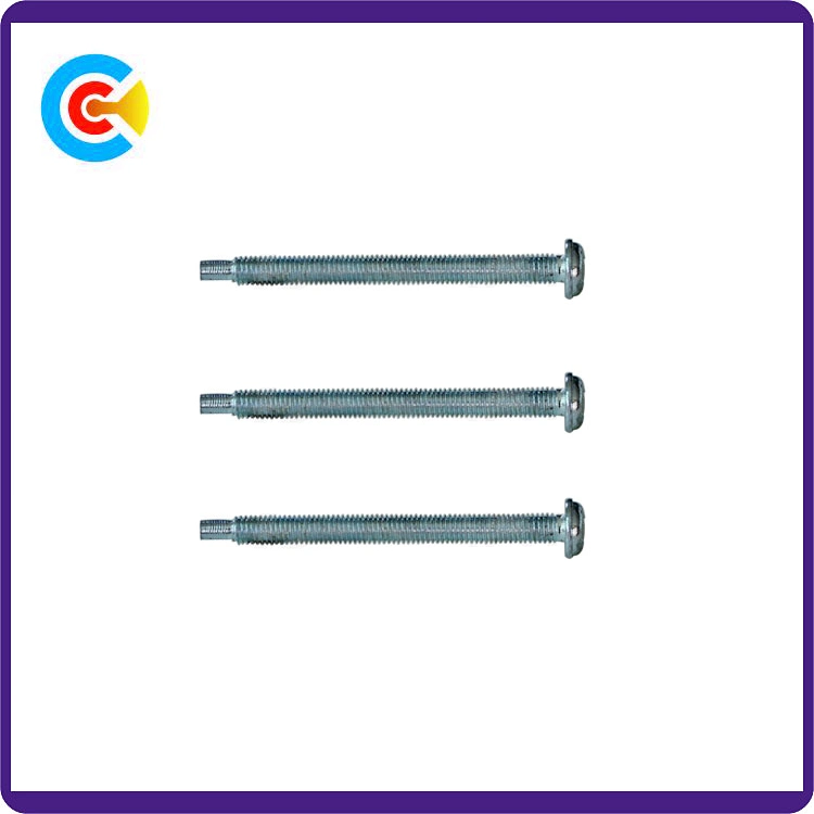 DIN/ANSI/BS/JIS Carbon-Steel/Stainless-Steel Hand Twist Non-Standard Cross Plate Head Screw