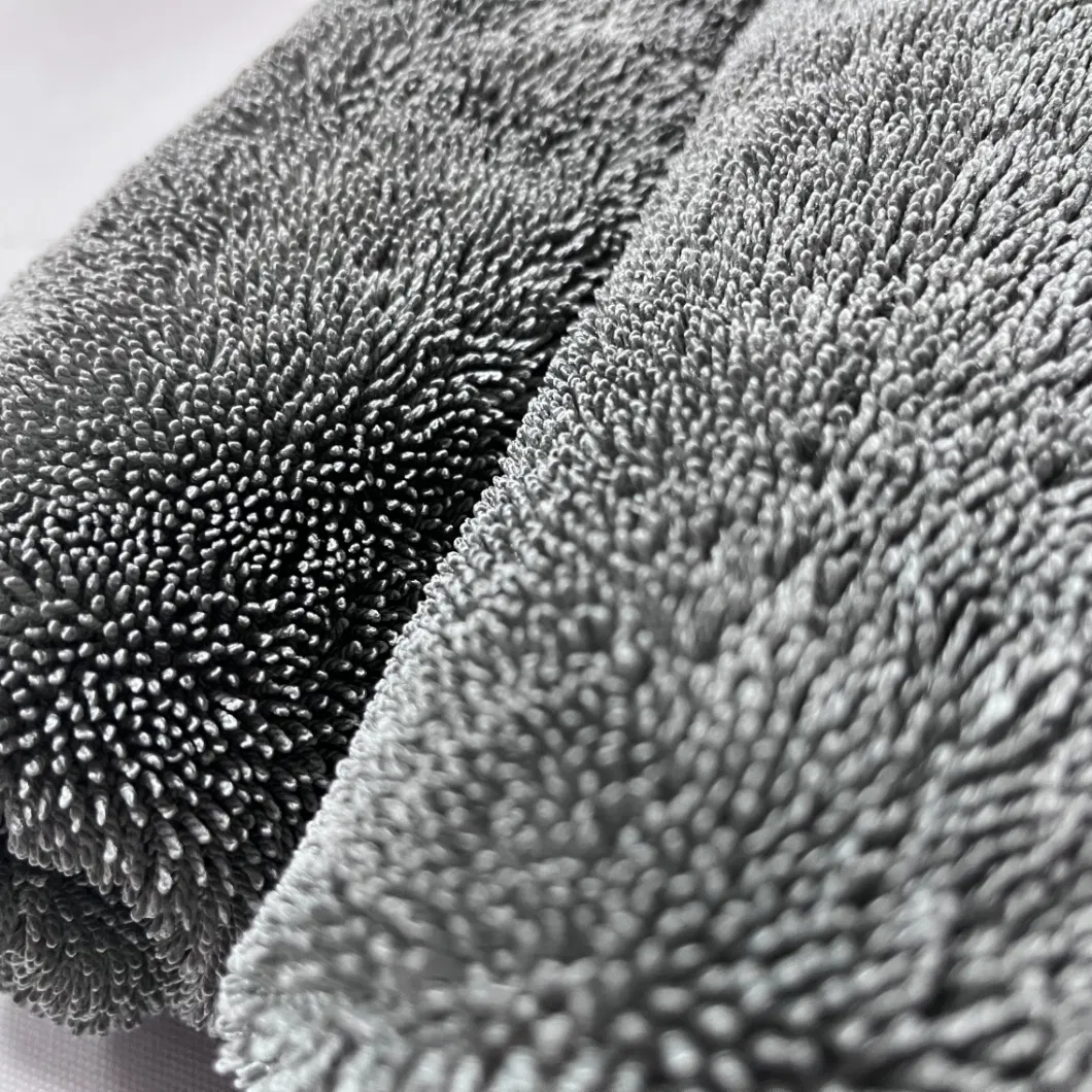 30cm*30cm 600GSM Auto Towel Microfiber Twisted Korean Style Faster Drying Rag Car Wash Drying Rag