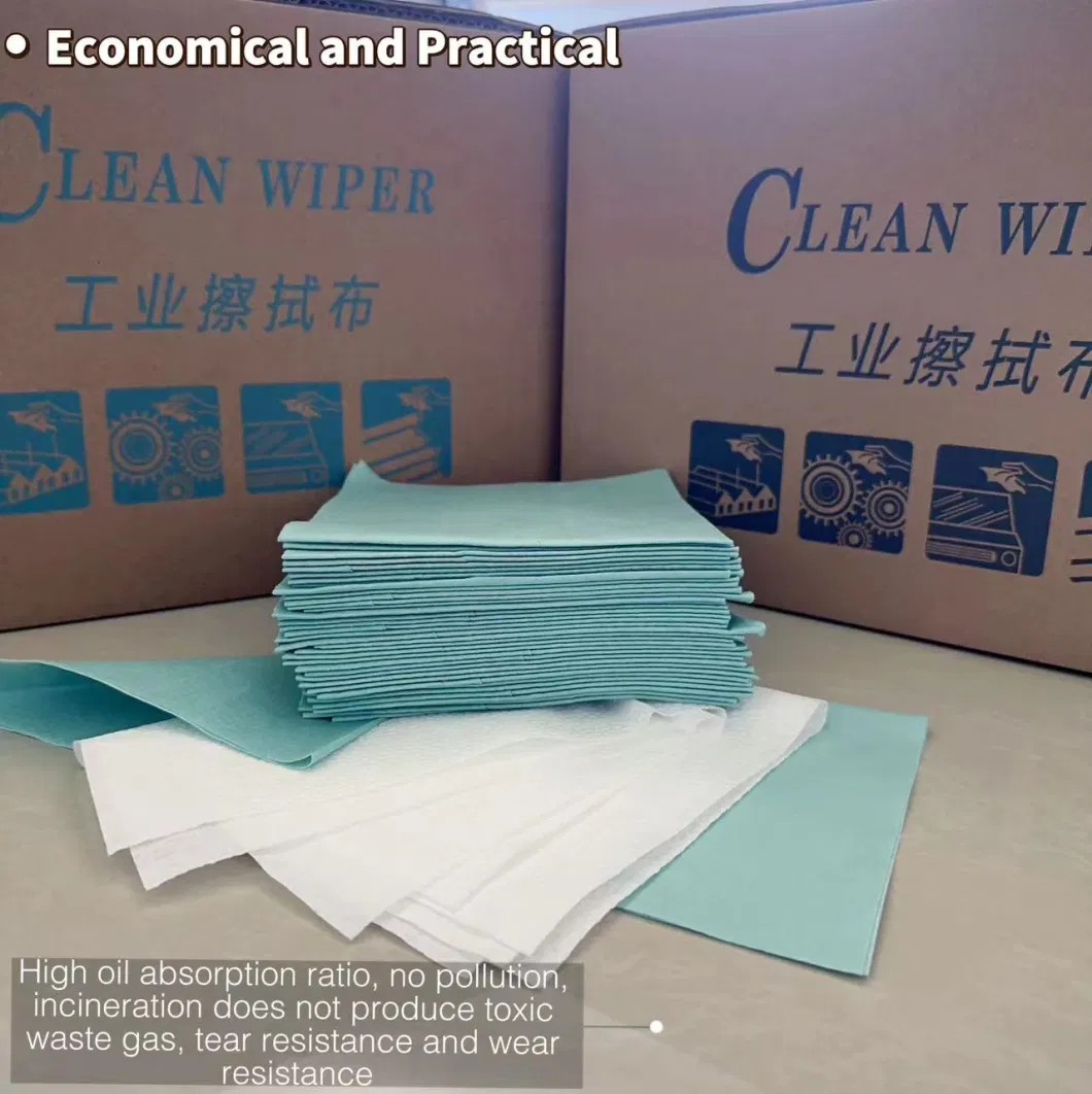 Nonwoven Lint Free Industrial Paper Blotting Paper Dust-Free Cloth Customizable Wiping Cloth