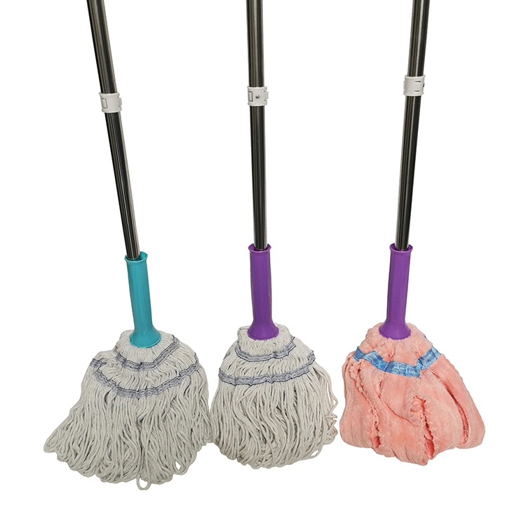 Simple Hands-Free Dry and Wet Mop 360 Degrees Magic Microfiber Cleaning Twist Mop