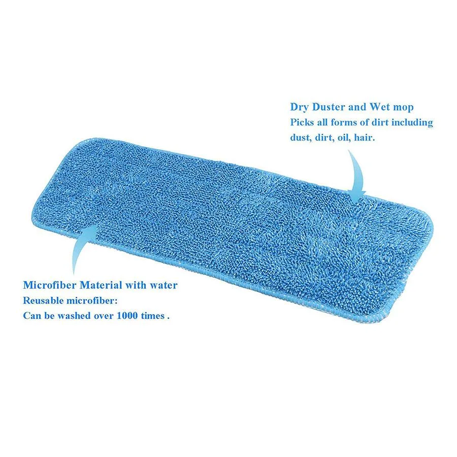 Highly Absorbent Microfiber Spray Mop Cloth Replacement Floor Cleaning Mop Pads