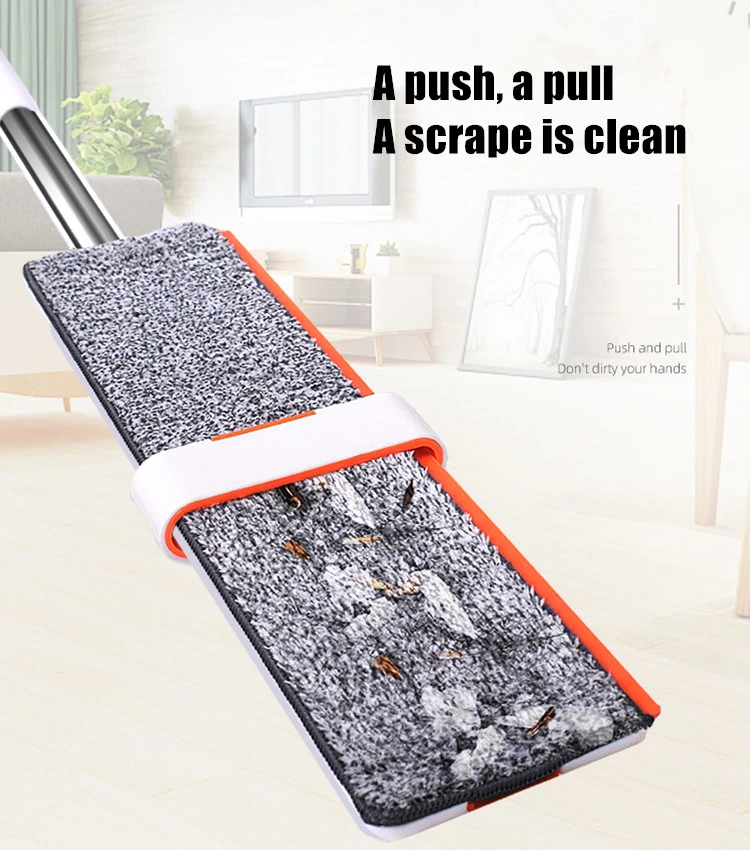 360 Spin Foldable Floor Cleaning Mop and Squeeze Microfiber Cotton Sponge Spray Magic Flat Floor Mop