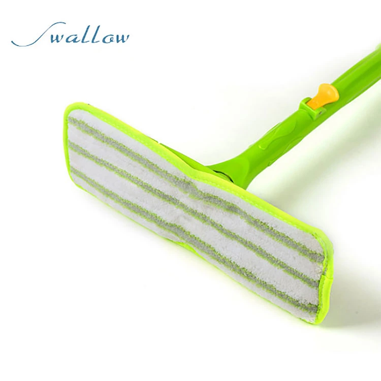 360 Degree Spin Rotating Mop Free Hand Washing Cleaning Mop Twist Easy Bucket Microfiber Cleaner Swallow