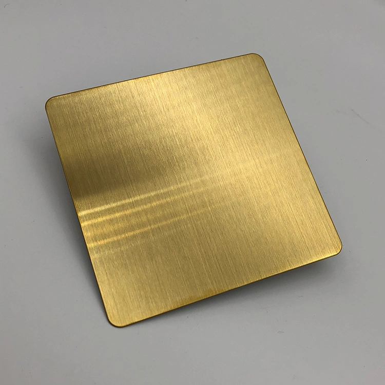 Customized Brand New Vibration 0.8mm 1.0mm Decorate Stainless Steel Sheet From Foshan