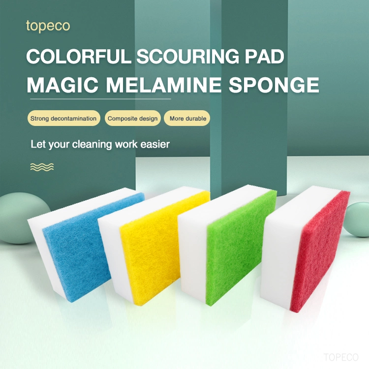 Topeco Made in China Magic Cleaner High Density Nano Melamine Eraser Scouring Pad