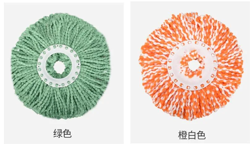 Round Spin Mop Head Microfiber Mop Head Replacement