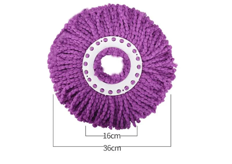 Round Spin Mop Head Microfiber Mop Head Replacement