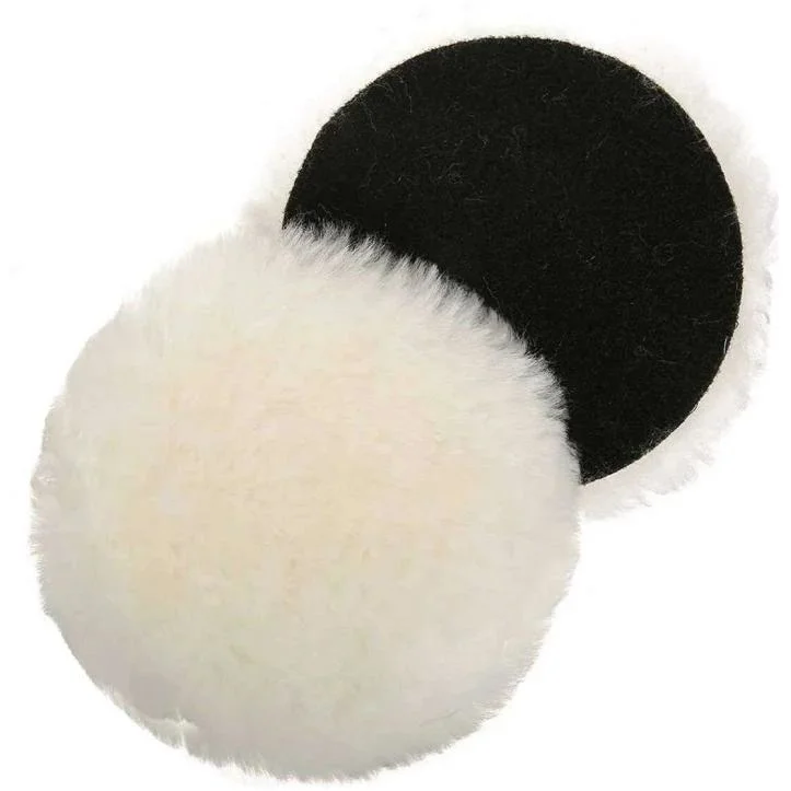 6 Inch Wool Buffing Pad Dual Action Car Polisher Pad Cleaner Car Polishing Pad