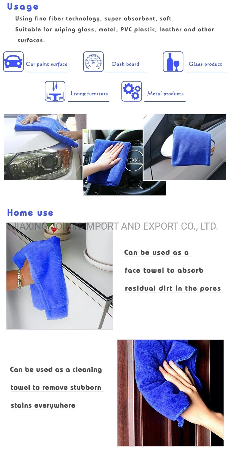 12X12&quot; Window Glass Car Clean Microfiber Cleaning Cloth