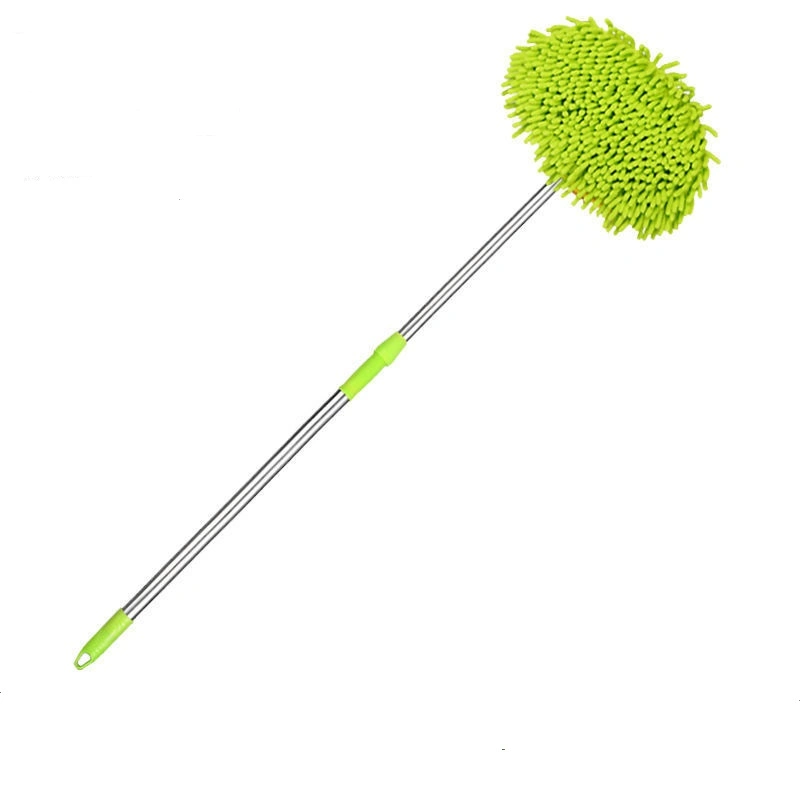 Microfiber Chenille Retractable Head Detachable Telescopic Car Wash Brushes Mops