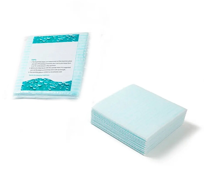 No Rinse Bathing Camping and Travel Sponge Wipe for Adult for Elderly Bath Multi-Purpose Cleansing Disposable Shower Free Body Wipes for Aged Bathing