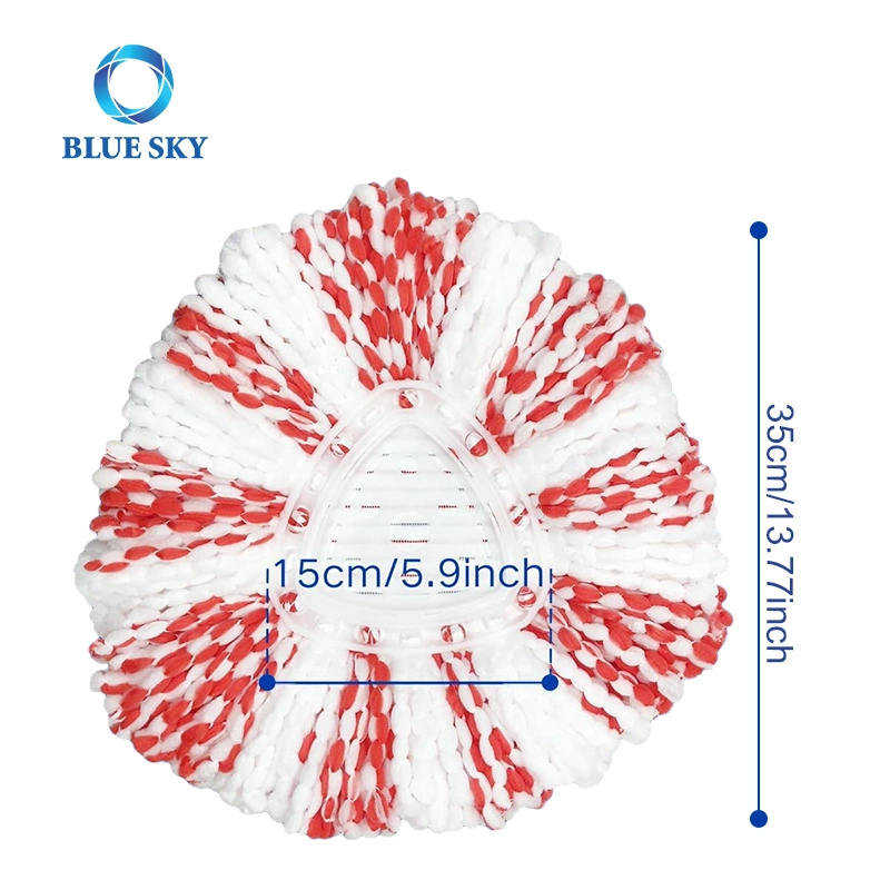 Washable Ultra-Fine Fiber Mop Heads Replacement for Viledas O-Cedar Easy Wring Spin Mop Microfiber Spin Mop Refills