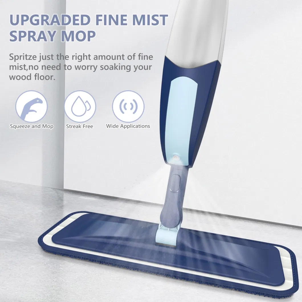 Spray Mop for Floor Cleaning Microfiber Floor Mop Wet Dry Dust Flat Mop