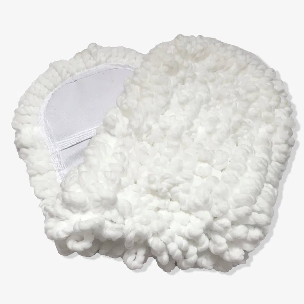 Flat Mop Head Replacement Clean Washable Cloth Pad for Chenille Yarn Mop Refill with Polyester Matrial